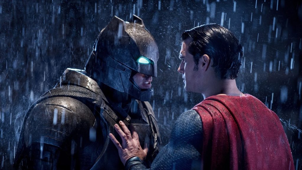 stasera in tv film prima serata oggi 5 giugno 2025 poster film Batman v Superman: Dawn Of Justice