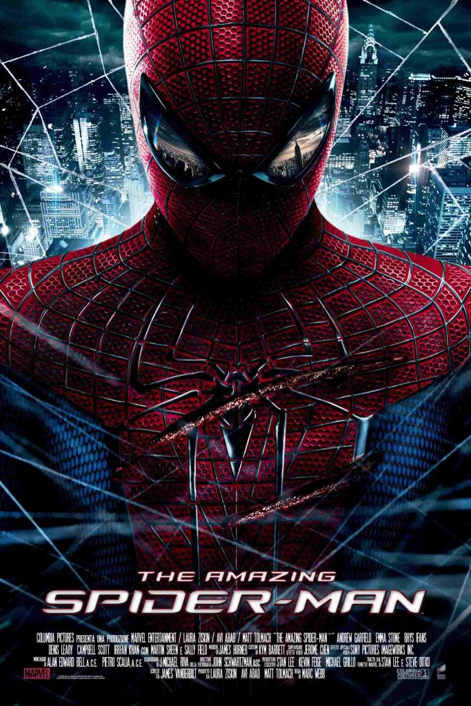 stasera in tv film prima serata oggi 7 giugno 2025 poster film The Amazing Spider-Man