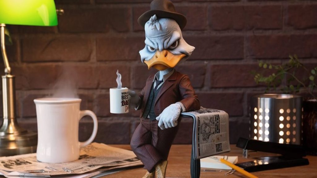 Marvel, la statua Premium Format Figure di Howard il Papero da Sideshow