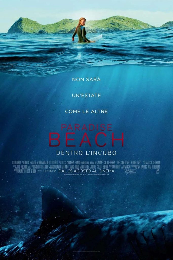 stasera in tv film prima serata oggi 27 agosto 2025 poster film Paradise Beach - Dentro L'Incubo