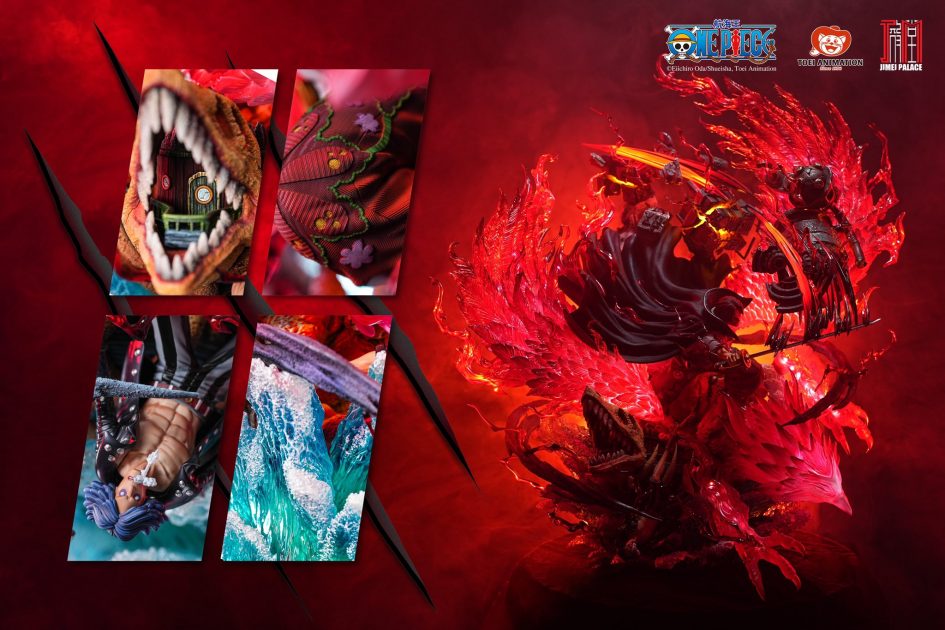 One Piece, la figure di Shanks Kamusari da Jimei Palace