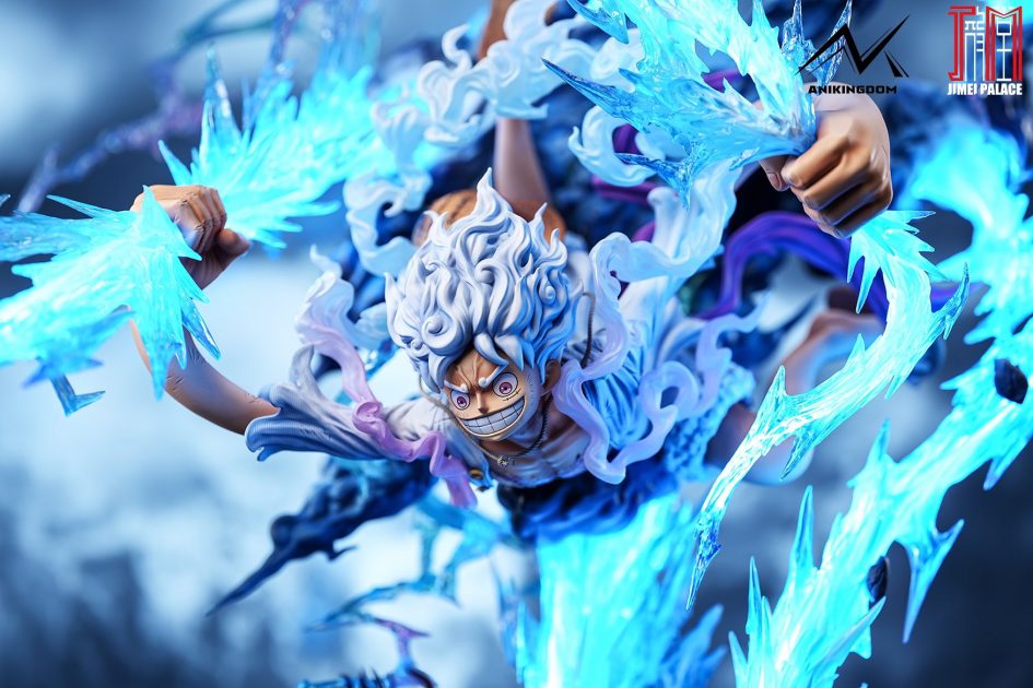 One Piece, la figure di Luffy Gear 5 da Jimei Palace e Anikingdom
