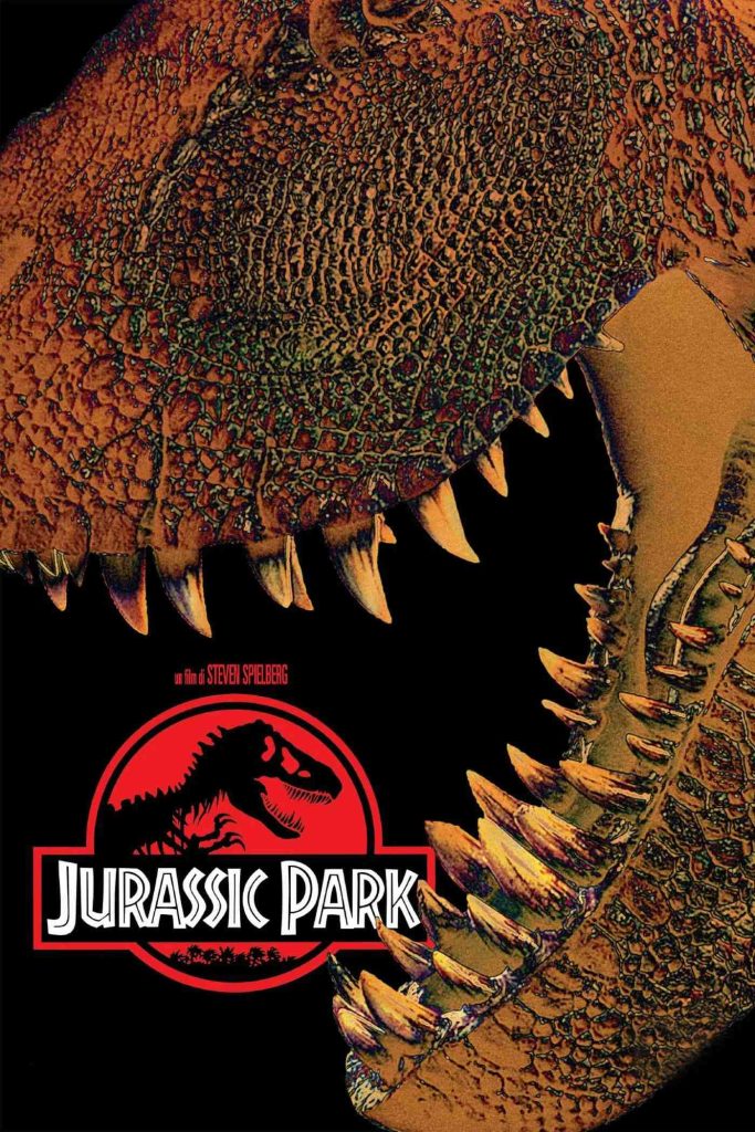 stasera in tv film prima serata oggi 18 settembre 2025 poster film Jurassic Park