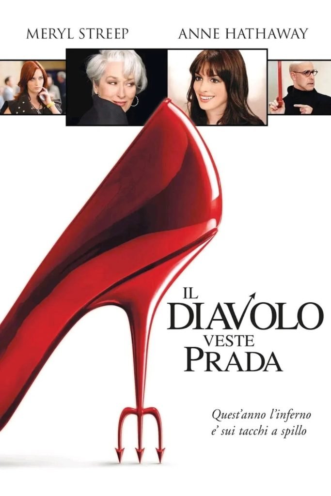 stasera in tv film prima serata oggi 8 settembre 2025 poster film Il Diavolo Veste Prada