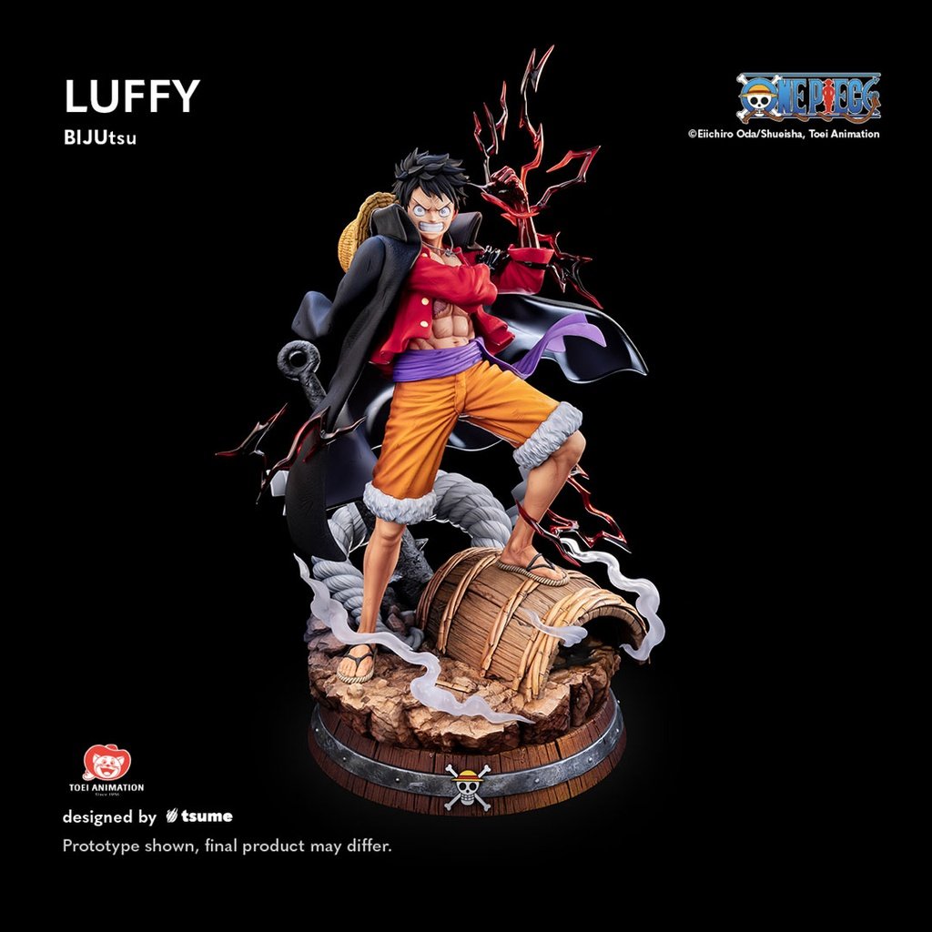 One Piece, Luffy BIJUtsu Monster Trio da Tsume Art 