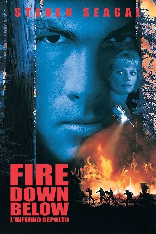 stasera in tv film prima serata oggi 1° ottobre 2025 poster film Fire Down Below - L'Inferno Sepolto