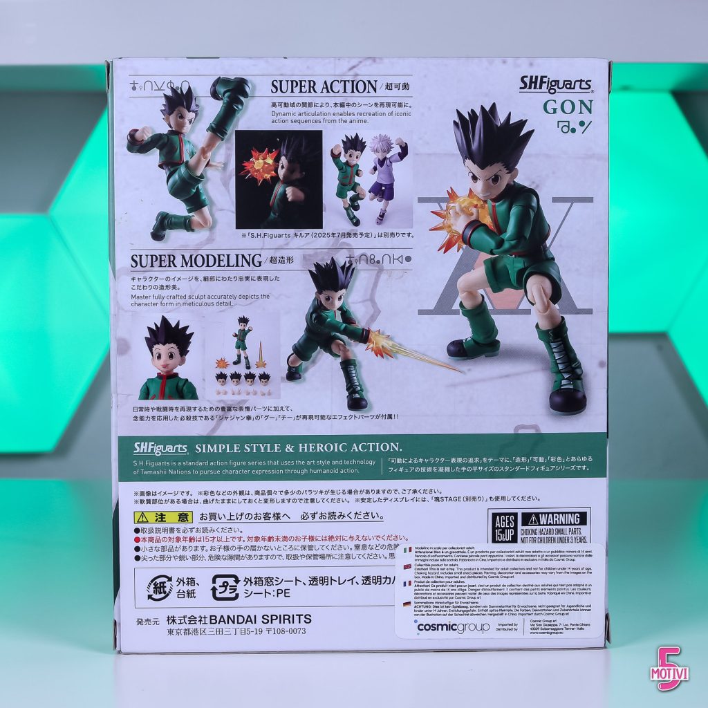 gon sh figuarts bandai recensione