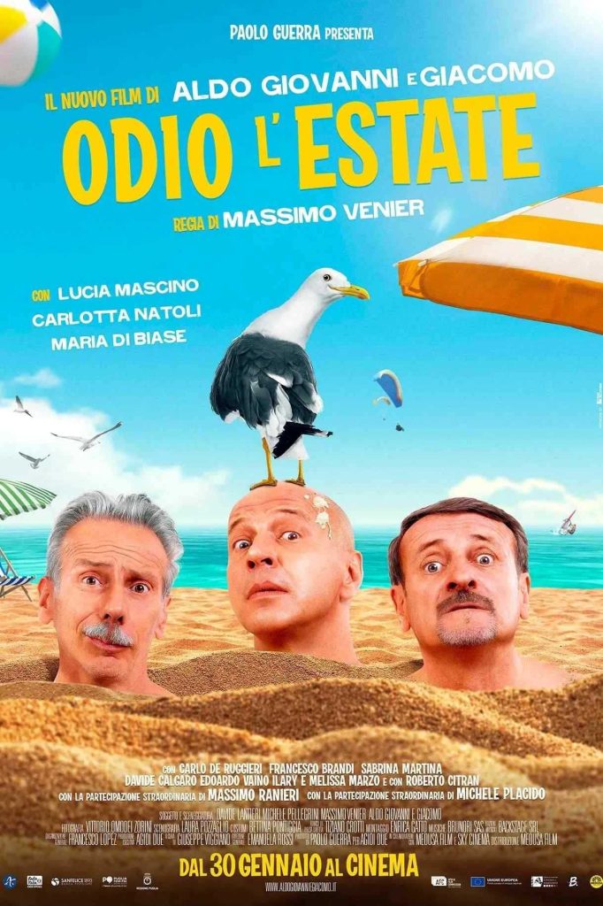 stasera in tv film prima serata oggi 16 novembre 2025 poster film Odio L'Estate