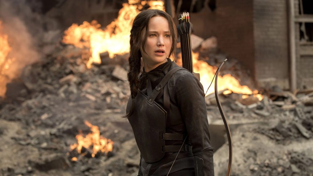 stasera in tv film prima serata oggi 20 novembre 2025 poster film Hunger Games: Il Canto Della Rivolta - Parte I