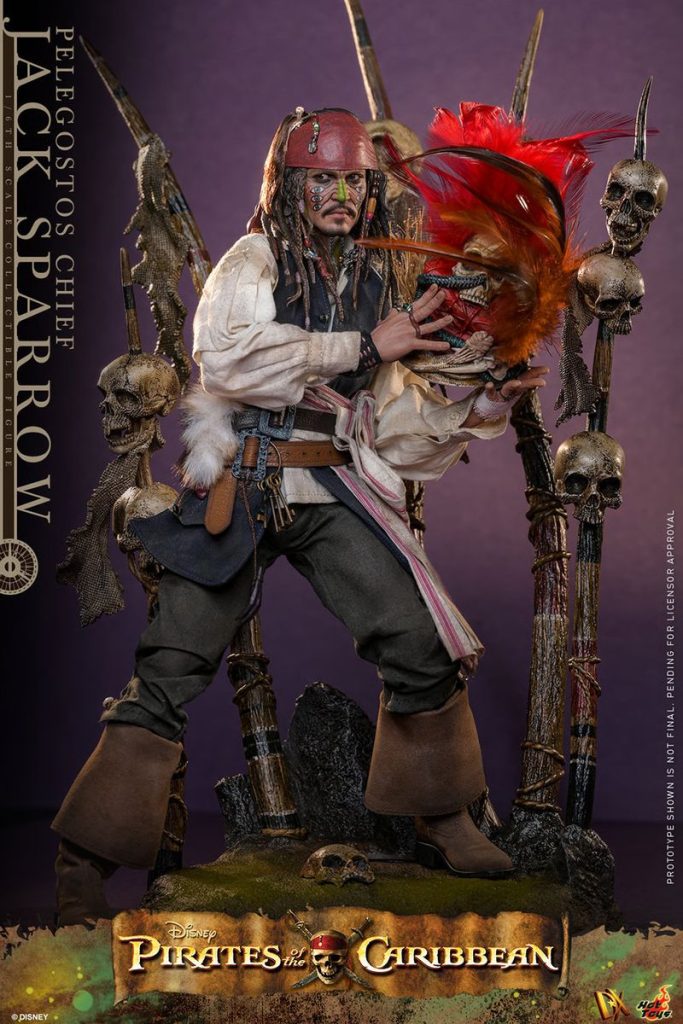 Pirati dei Caraibi, Jack Sparrow (Pelagostos Chief) 1/6 da Hot Toys