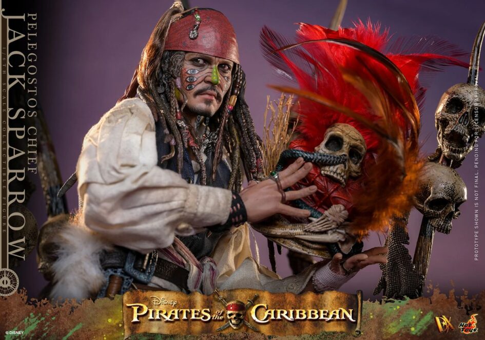 Pirati dei Caraibi, Jack Sparrow (Pelagostos Chief) 1/6 da Hot Toys
