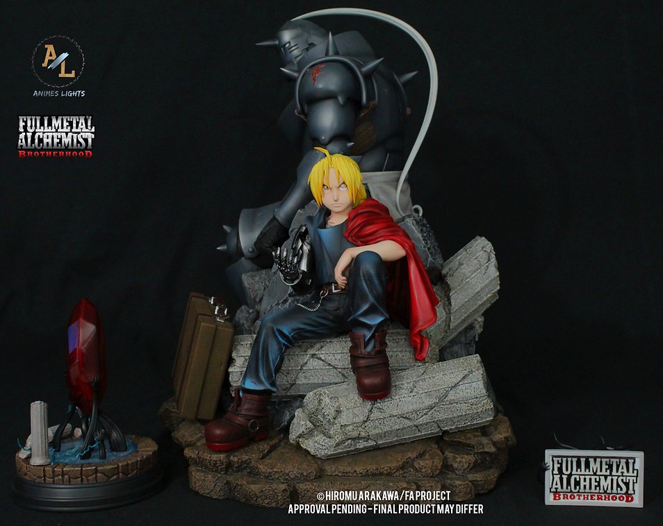Fullmetal Alchemist, la statua di Edward e Alphonse Elric da Animes Lights