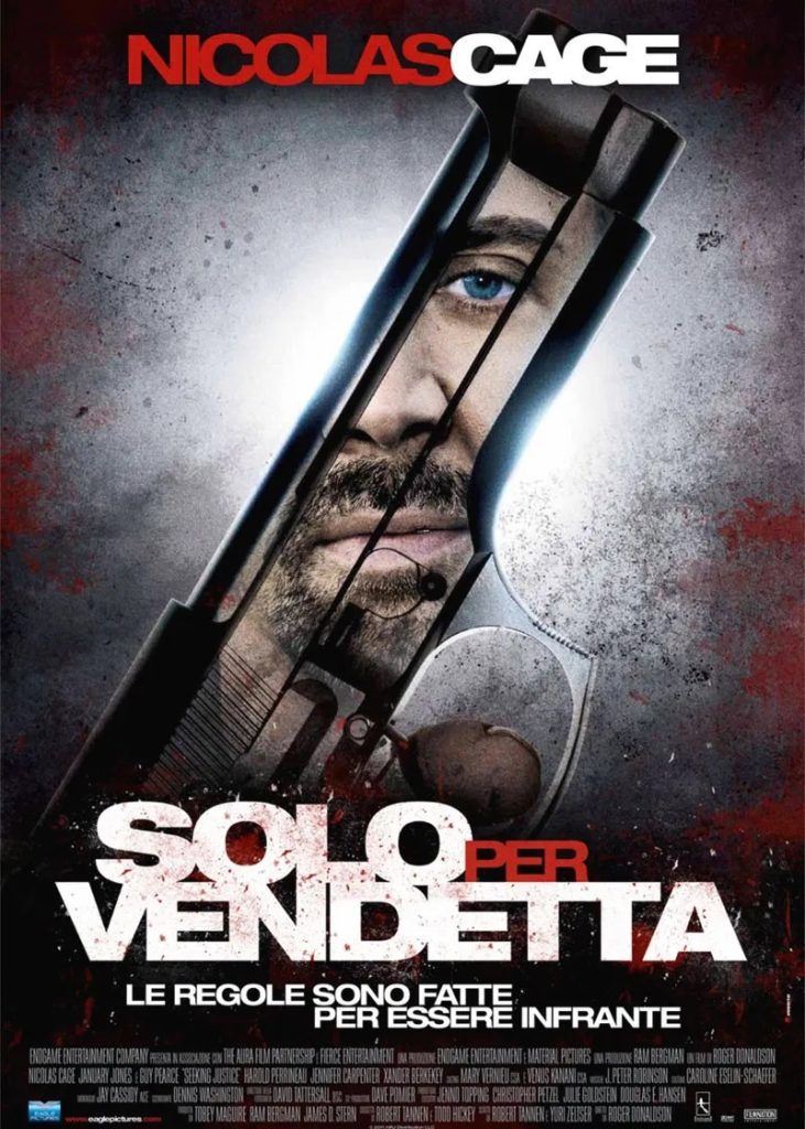 stasera in tv film prima serata oggi 20 marzo 2026 poster film Solo Per Vendetta