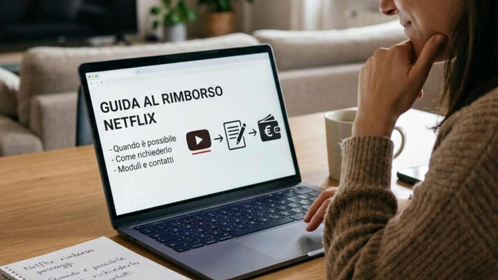 come avere il rimborso da netflix