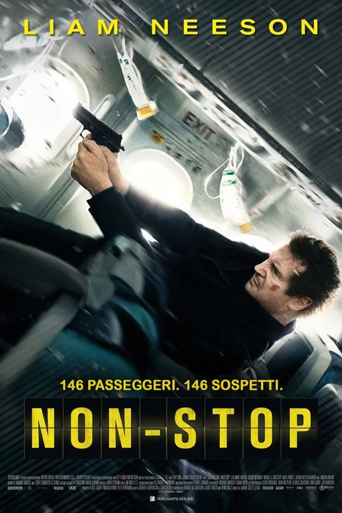 stasera  in tv film prima serata oggi 12 aprile 2026 poster film Non-Stop