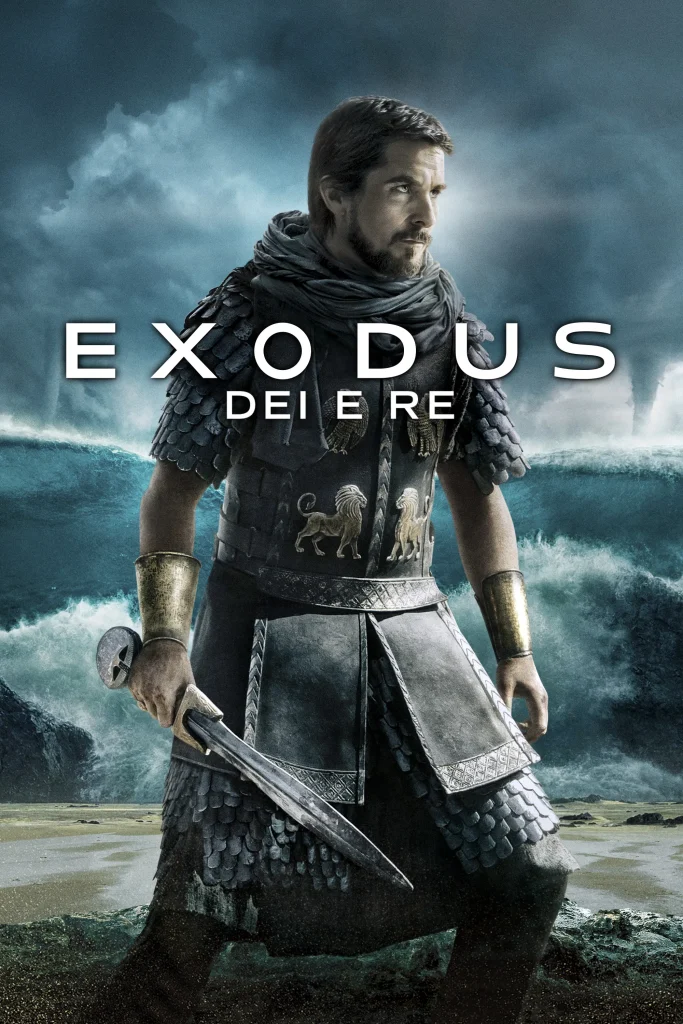 stasera in tv film prima serata oggi 5 aprile 2026 poster film Exodus - Dei e Re