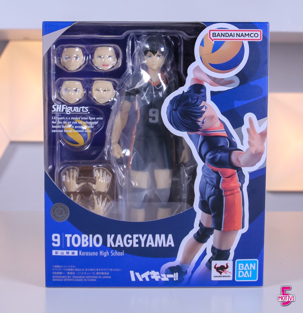tobio kageyama sha figuarts bandai 5 motivi recensione