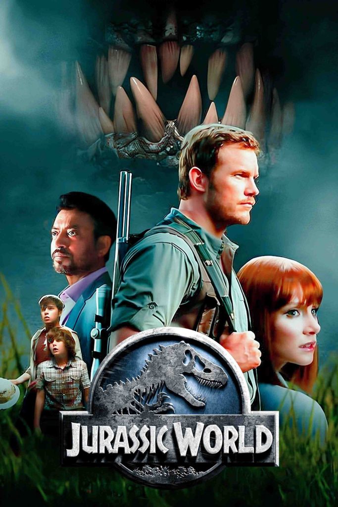 stasera in tv film prima serata oggi 22 maggio 2026 poster film Jurassic World