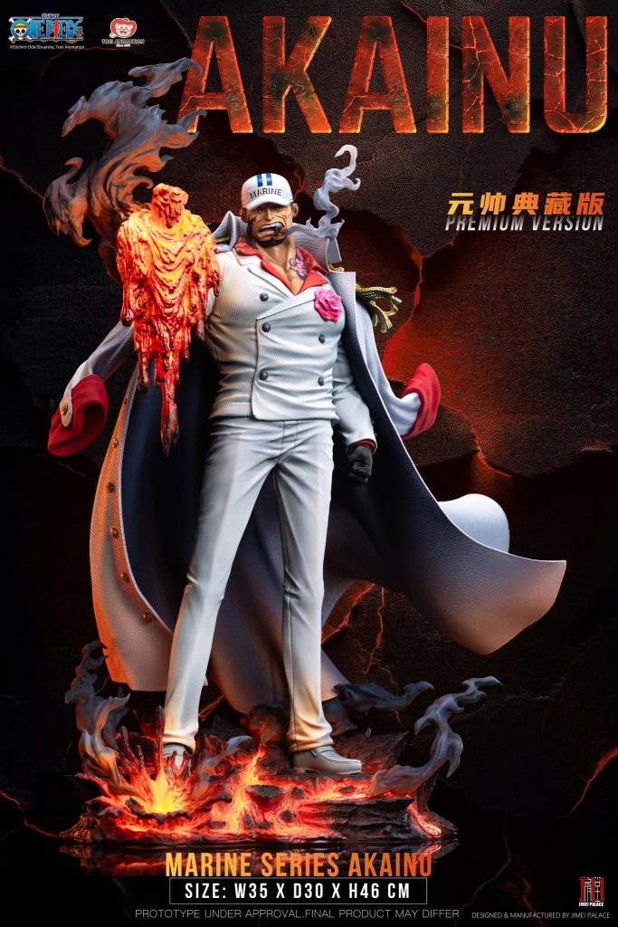 One Piece, la figure 1/6 dell'Ammiraglio Akainu da Jimei Palace
