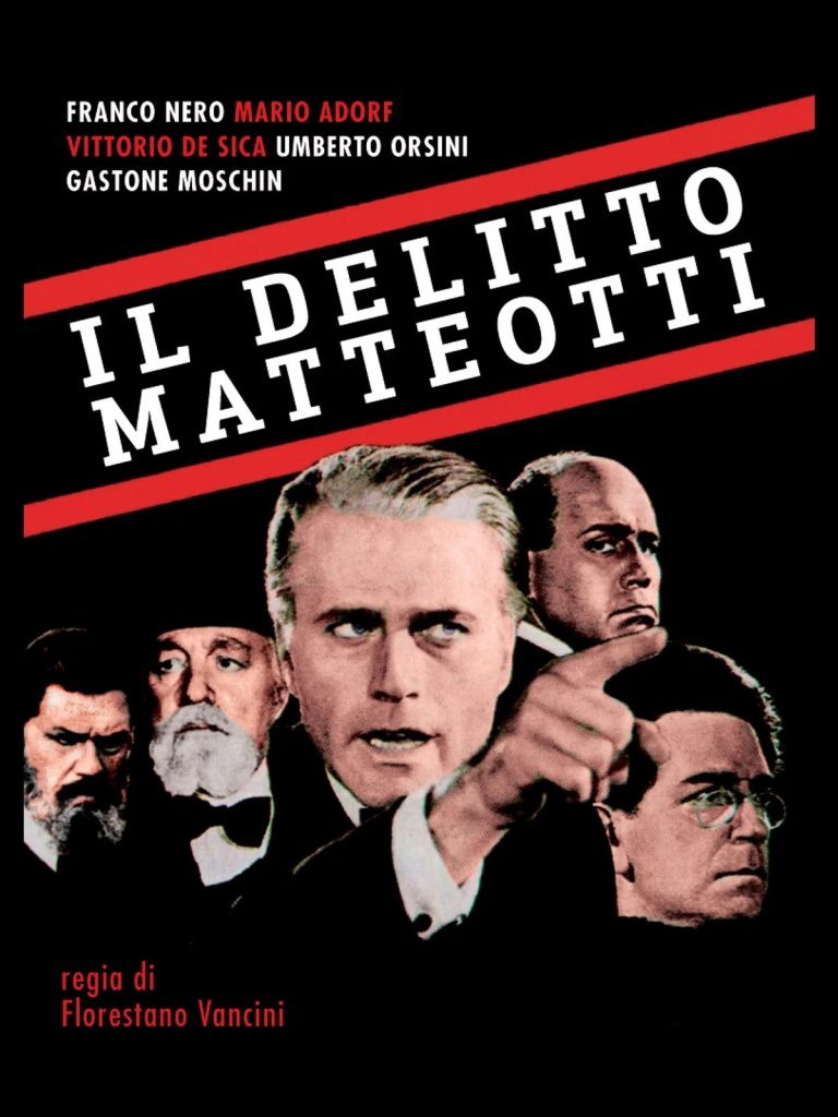 stasera in tv film prima serata oggi 10 giugno 2026 poster film Il Delitto Matteotti
