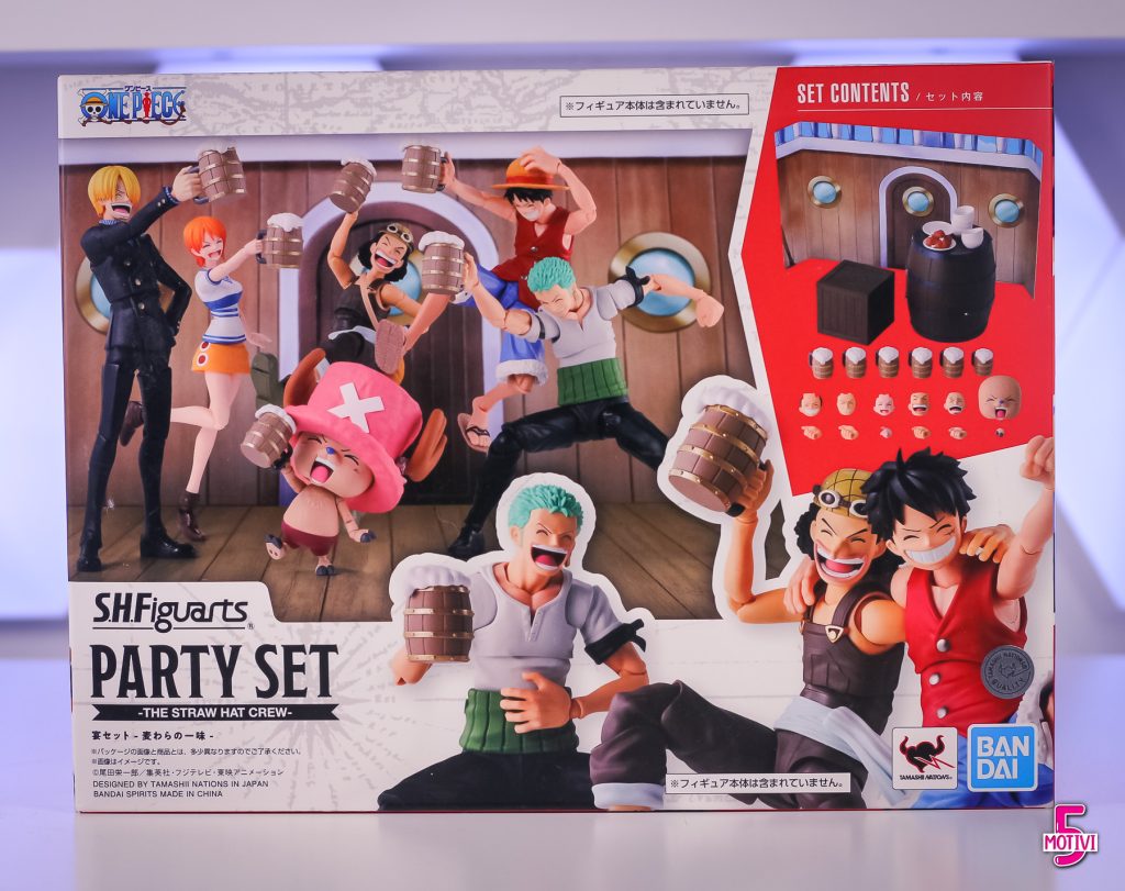 One Piece straw hat party set sh figuarts recensione
