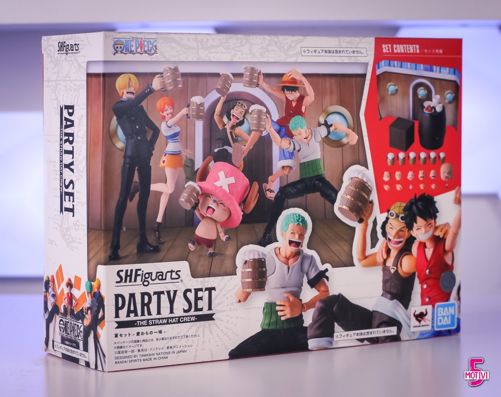 straw hat party set sh figuarts recensione