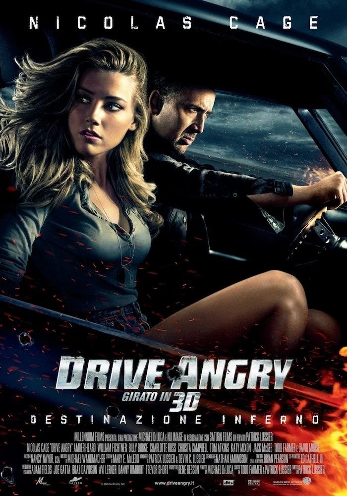 stasera in tv film prima serata oggi 26 luglio 2026 poster film Drive Angry