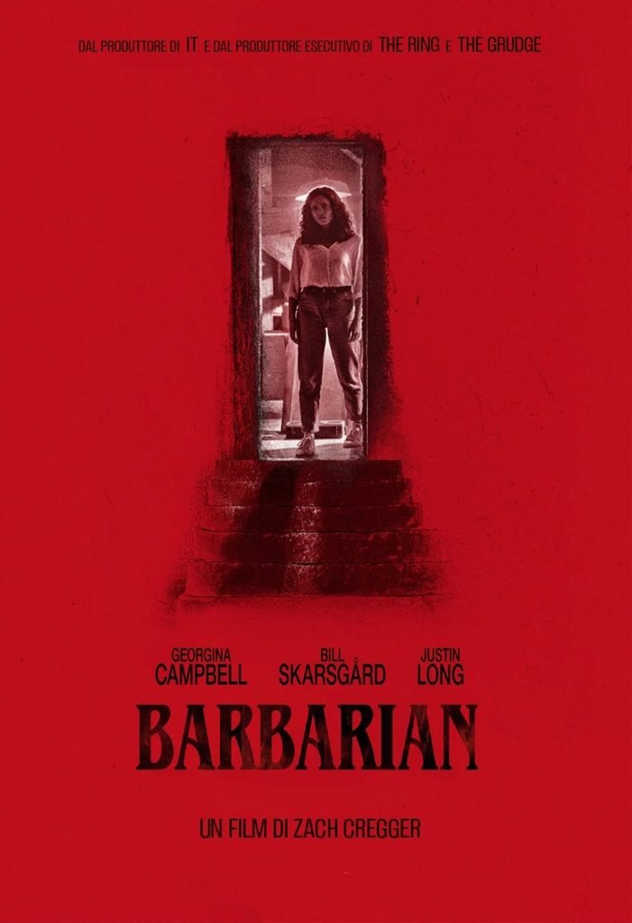 stasera in tv film prima serata oggi 26 agosto 2026 poster film Barbarian