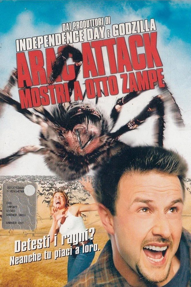 stasera in tv film prima serata oggi 27 agosto 2026 poster film Arac Attack - Mostri a Otto Zampe